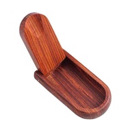 【YF】 Pipe holder Solid wood pipe Portable mahogany one position folding flap unit Smoking Gadgets