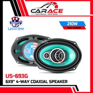 UNCLE SAM US-693G 6x9" 4-Way Coaxial Speaker 6x9 Inch Speaker 210Watts UNCLE SAM Speaker Car Audio S
