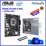ASUS Prime H610M-F WIFI D4 (LGA 1700) mATX Motherboard + INTEL 12th / 14th Gen CPU Combo Deal