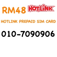 Hotlink Prepaid Sim Card 010-7090906