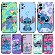for Realme Narzo 70X N65 GT neo 3T P1 C85 C75x C75 C71 15X Stitch 4Y9 soft black silicone phone case