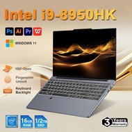 NEW 15.6" Ultra Slim Laptop 16GB RAM 2TB SSD Intel core i9-8950hk  Notebook Gamer Windows11 Pro 1920