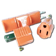 [Bebejia] 3 to 2 Adapter Plug Made in Taiwan 3 to 2 Plug 3 to 2 Adapter Plug Power Adapter 3 Plug to