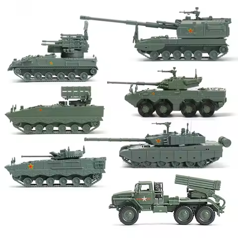 1/72 Russian Army BM-21 Vehicle T-14 Armata T90MS Tank Assembly Military Model Puzzle T62A TOS-1 Arm