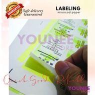 LABEL STICKER ( print in size A3) / PRINT STICKER LABEL