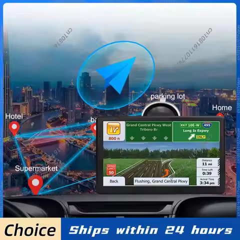 7 Inch HD Car GPS Navigator 256MB+8G Navigation System Touch Screen Portable Navigator USB TF Austra