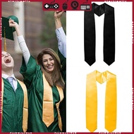 STA College Teens Plain Graduation Stole Sash Suit Graduation Gown for Academic