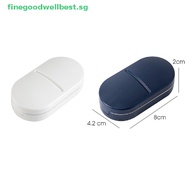 FGWB Medicine Pill Cutter Box Portable Drug Box Useful Grinder Splitter Medicine Pill Holder Tablet Cutter Splitter Divider Pill Case HOT