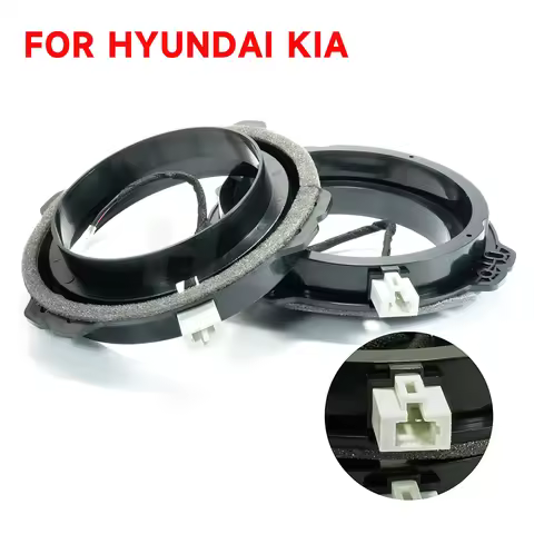 2pcs Car Audio Modification 6.5 Inch Speaker Adapter Mount Pad Audio Special Lossless Plug Suitable 