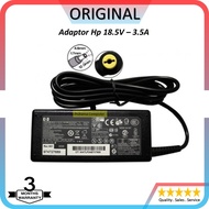 HP Adaptor Laptop Compaq 18.5V 3.5A Colokan Standar