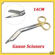 14CM Stainless Steel Gauze Bandage Scissors Dressing Surgical Scissors Household Plaster Scissors Nu
