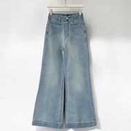 Atipashop - AISHA PASTEL JEANS กางเกงยีนส์ ขายาว ทรงขาม้า