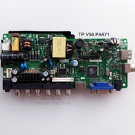 mesin mainboard LED TV china Toshiba Panasonic TH-24E303G TP.V56.PA671