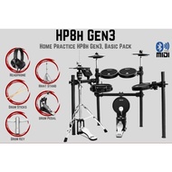 Sudoku Home Practice HP8H HP9H Gen 3 Mesh Black Electronic Drum w/Amplifier, Pedal, Drum Throne And 