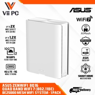 ASUS ZenWiFi BQ16 BQ16 Quad Band WiFi 7 (802.11be) 1Pack or 2 Packs BE25000 Mesh WiFi System support