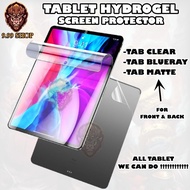 Tablet Hydrogel Screen Protector Samsung Galaxy Tab S7+ S7 Plus / Tab S7 FE / Tab S7 / Tab S6 Lite /