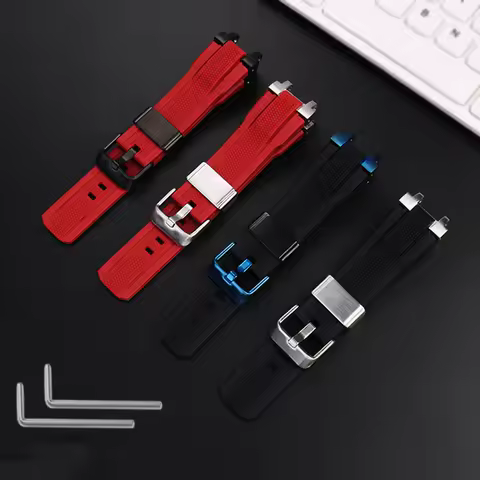 Bracelet For Casio watches MTG-B1000 series modified resin rubber silicone original watch strap acce
