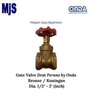 Gate Valve Screw PERUNO Dia. 2" / Brass Thread Faucet (Brass)