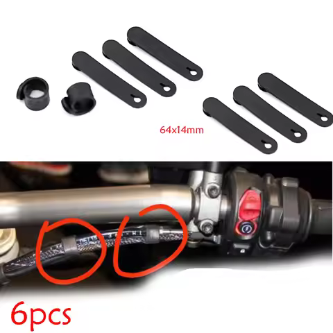 6pcs Motorcycle Rubber Bands For Frame Securing Cable Ties For Aprilia Rs 660 Suzuki Honda Cbr 650r 