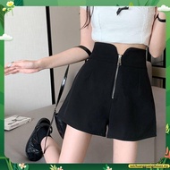 (JANUARY BRAND) SMLXL2XL Women's High Waist Short pants女装高腰短裤罗马弹力面料后腰伸缩裤头-JN5712