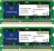 Timetec Hynix IC 8GB Kit (2x4GB) DDR3 1066MHz PC3-8500 Unbuffered Non-ECC 1.5V CL7 2Rx8 Dual Rank 20