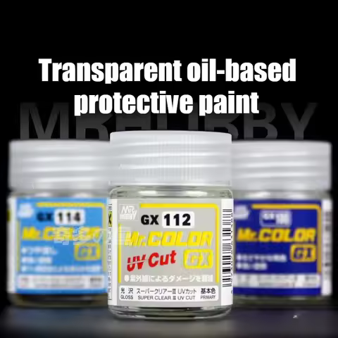 Super Prevent Ultraviolet Rays Luster Series Extinction Oily Bottled Protective Paint 18ml/10ml DIYH