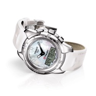 TISSOT T047.220.46.116.00 T0472204611600 Women's Analog Digital Watch T-TOUCH II Diamonds Mother of 