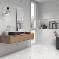 Granit Dinding / Lantai Roman White Carara 30x60 Polish