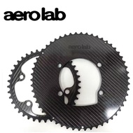 AERO LAB Carbon Fiber Chainring 105 R7100/ULTEGRA R8100/DURA-ACE R9100 R9200，Carbon plate bonded alu