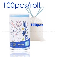 100pcs Rope Rubbish Bag / Plastic Bag / Trash Bag / Disposable Garbage Bags /Waste Bag / Rubbish bag