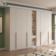 YS Wardrobe Modular 18mm Thick E0 Solid Plywood 2|3|4 Doors Wardrobe 12 Months Warranty