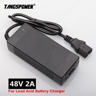 48V 12Ah 2A pengecas bateri asid plumbum untuk skuter basikal elektrik motosikal 57.6V Lead acid Bat