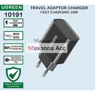 [MAXANNA] UGREEN 20W PD TYPE C ADAPTOR 20 Watt TYPE C OUTPUT CHARGER ADAPTOR/ TYPE C CHARGER HEAD/ G
