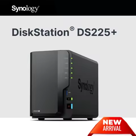 Synology DS225+ 2 Bay NAS Network Storage DiskStation (Diskless) 2025 NEW ARRIVE