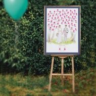 數碼 客製化簽名板 | 迎賓板 | 電子檔 | A2尺寸/印刷加購