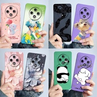 For OPPO F27 Pro / F27 Pro Plus 5G Phone Case F27 Pro+ Cover Soft Silicone Sweet Painted Cartoon She