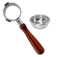 Neouza 58mm-(3 tai) không đáy portafilm cho máy cà phê Espresso Tương thích với: barsetto/Breville/S