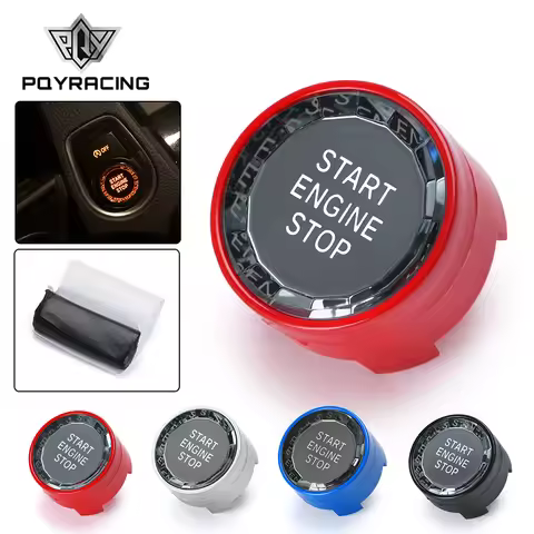 Car Styling ENGINE START STOP Switch Button Sticker For BMW 1 2 3 4 5 6 7 Series F20 F21 F22 F23 F30