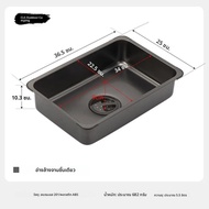 CLS อ่างล้างจานแบบพกพากลางแจ้ง IGT โต๊ะพับความจุขนาดใหญ่สแตนเลสอ่างล้างจานห้องครัวตะกร้าล้างจาน