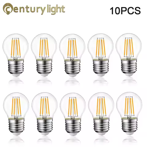 Retro Edison LED Globe Light Bulb G45 2W 4W 6W E27 2700K 6000K Led Filament Bulb 110V for Garden Str