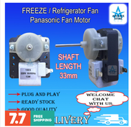 NR-B360T Universal Refrigerator Refrigerator Freezer Motor Fan Panasonic Fan Motor Ventilation Fan Pole Motor Kipas Peti Sejuk Peti Ais (accessory