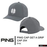 PING CAP GET A GRIP CAP 254 PING CAP MEN หมวกกอล์ฟ หมวกกีฬาผู้ชาย