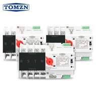 Din Rail 2P 3P 4P ATS Dual Power Automatic Transfer Switch Electrical Selector Switches Uninterrupte