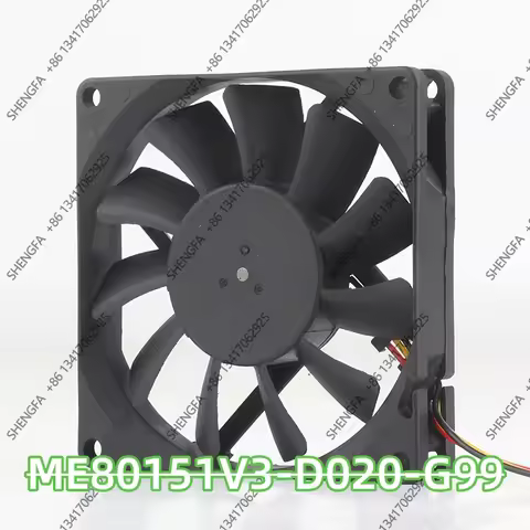 Original ME80151V3-D020-G99 12V 1.08W 8015 80X80X15MM ultra-thin high-efficiency cooling fan