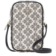Kate Spade Spade Flower North South Phone Crossbody Bag in Black Multi KG490
