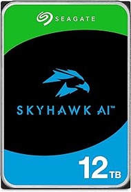 Seagate Skyhawk AI ST12000VE001 12 TB Hard Drive - 3.5" Internal - SATA (SATA/600) - Network Video Recorder, Camera Device Supported - 3 Year Warranty