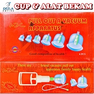 Set Bekam 6pcs cup | Cupping Set 6pcs cup for beginner Included hand pump