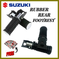 ◸ ¤ ✪ SUZUKI Smash 115 Motorcycle REAR footrest brand new color BLACK motorcycle accessories 1pair