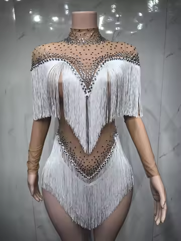Quality Hot Stamping And Color Blocked TasseElastic Jumpsuit 2025 New Fashion Custom Women'SClothing