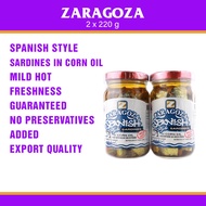 Zaragoza Spanish Style Sardines in Corn Oil 2 x 220 g